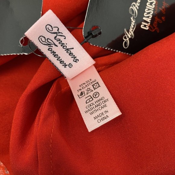 Agent Provocateur Luna Red Silk Slip AP3 Medium NWT $390 - Picture 11 of 11